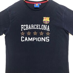 FC Barcelona Champions T-Shirt Soccer Football Graphic‎ Tee XXL